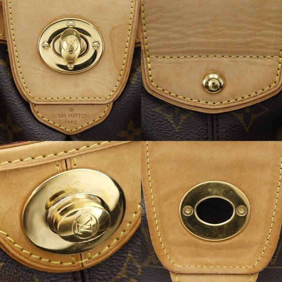 LOUIS VUITTON Brown Monogram Canvas Tote Bag - Picture 12 of 16